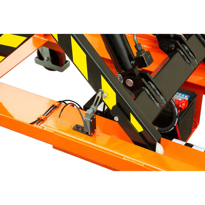 Material Handling Mobile Scissor Lift Platform Table 1000kg Loading 2