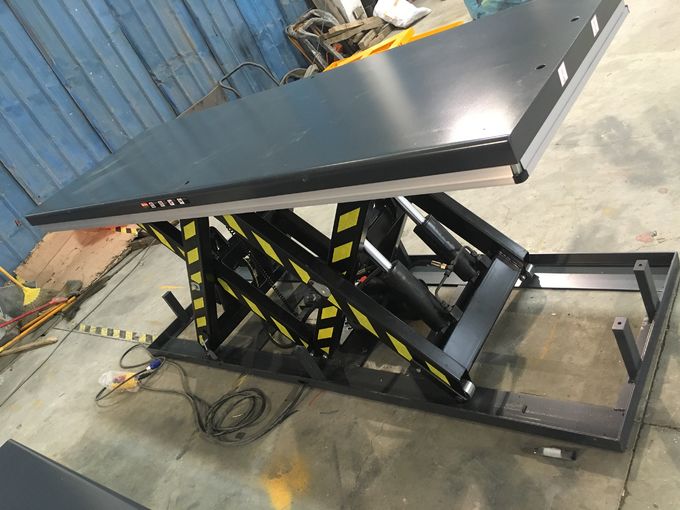 4000lbs 2 Ton Tandem Scissor Lift Table Hydraulic Electric 2