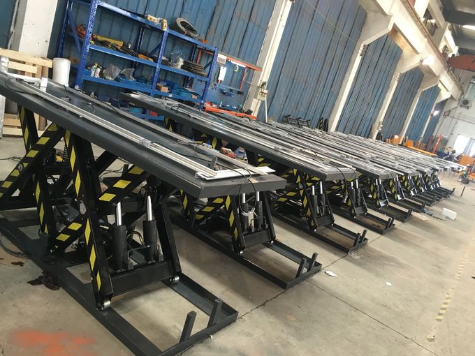 4000lbs 2 Ton Tandem Scissor Lift Table Hydraulic Electric 0