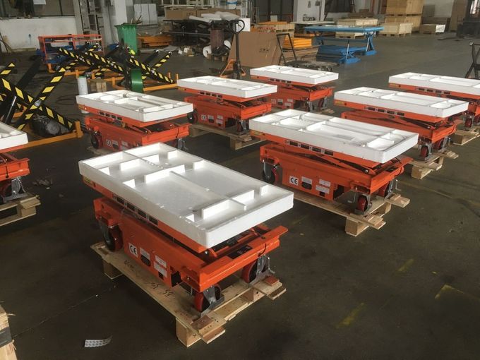 Pallet Roller Conveyor Scissor Lift Tables On Wheels 1100lbs Capacity 40"X20" 1