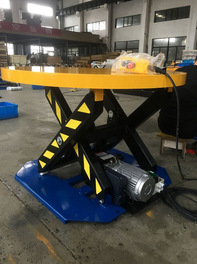 500 Lb 1000 Lbs Electric Lift Tables 3000 Lb Hydraulic Lift Table With Turntable 0