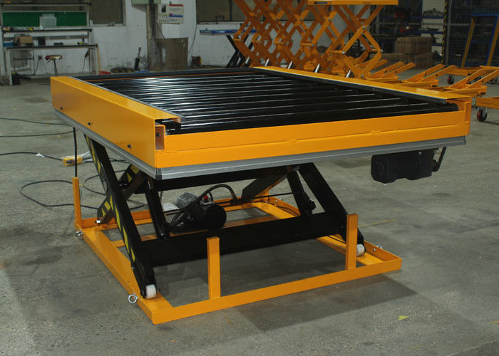 Conveyer Electric Roller Lift Table Cart 400kg Capacity 1000×2200mm