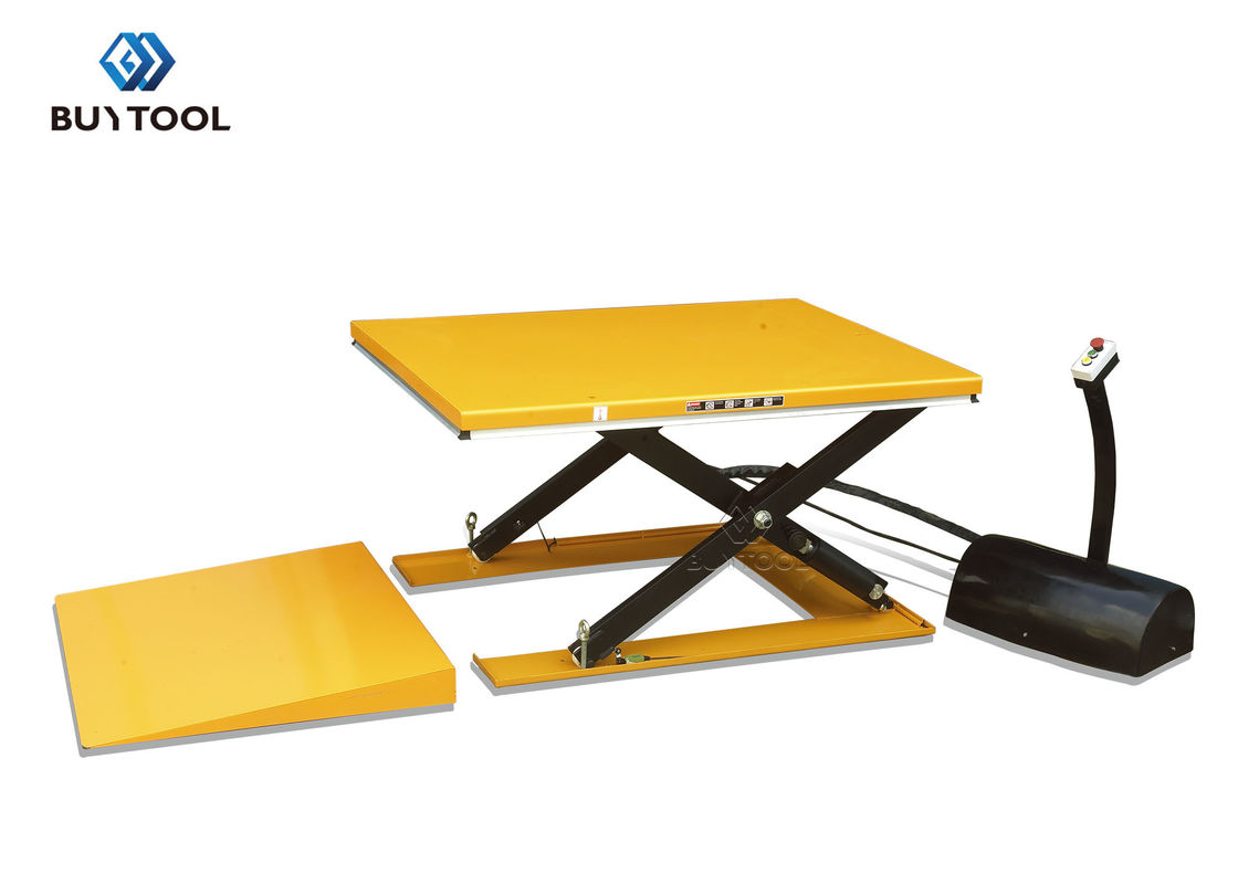 buy 500 Lb Super Low Profile Lift Table Motorized Powered Hyd Lift Tables online manufacturer