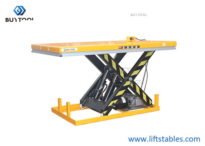 China 2000 Lb 1 500 Lb Fixed Electric Lift Table Heavy Duty Hydraulic  1700×850mm
