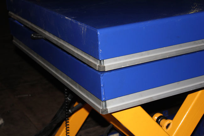 1300x850mm Warehouse Stationary Lift Table With Tilt Cargo Lifting 0