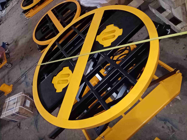 Hydraulic Electric Rotating Pallet Lift Table 12000 Lb 2 Ton 2