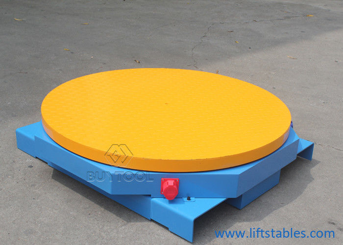 buy Pallet Turntable Pallet Wrapper Equipment Low Profile 1000kg Powered Packing online manufacturer