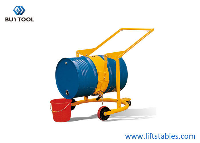 200 Litre 55 Gallon Plastic Drum Lifter Barrel Lifting Device Transporter With Wheels 4
