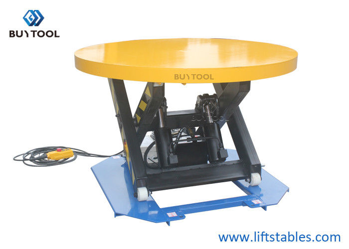 quality 4000lbs Tower Turntable Pallet Wrapper Stretchwrappers Stationary Electric Powered factory