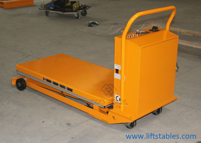 buy 800w Small Portable Scissor Lift Jack Mobile Hydraulic Platform 916x610mm online manufacturer