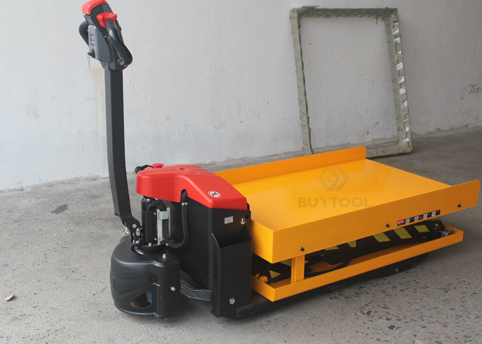 Pallet Mobile Lift Tables Self-Propelled Battery Powered Scissor Lift Table 2000 Lb. Cap