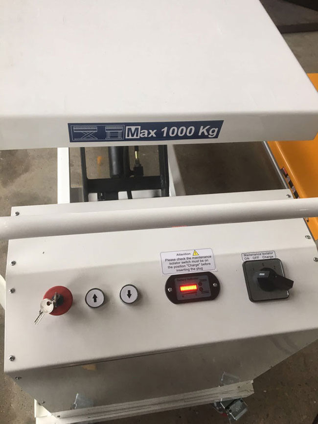 Hydraulic Mobile Electric Lift Table 750kg 1653lbs Capacity   916x610mm 1