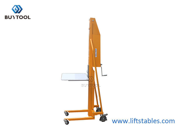 220 Lb 100kg Shelf Hydraulic Stacker Manual Platform M200 Work Positioner Lift Truck