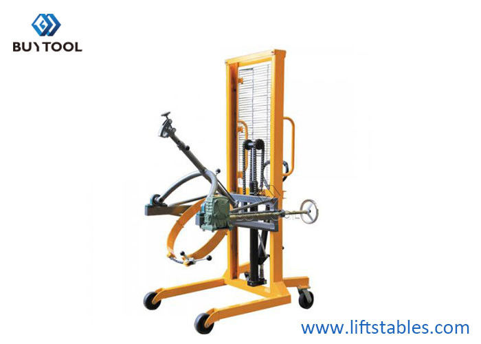 Good price Mobile Manual Hydraulic Drum Stacker Lift 450kg Oil Drum online