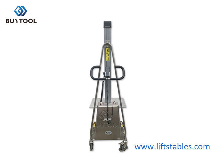 Fork Hydraulic Stacker Lift Truck Platform 304 Stainless Steel Electric Work Positioner