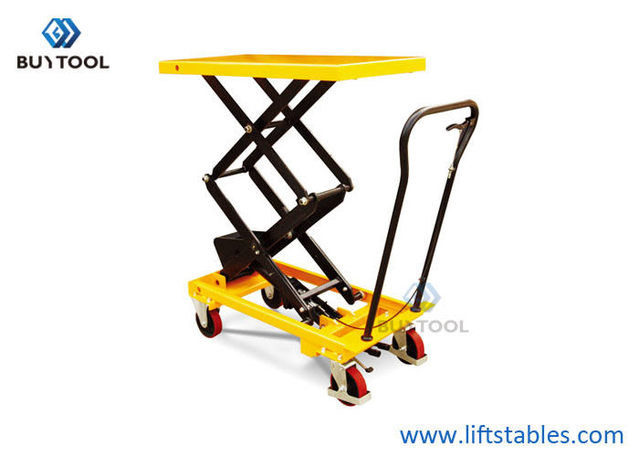 China Manual Double Scissor Lift Table Cart 1760lbs 36 X 20&quot; 48 X 24&quot;