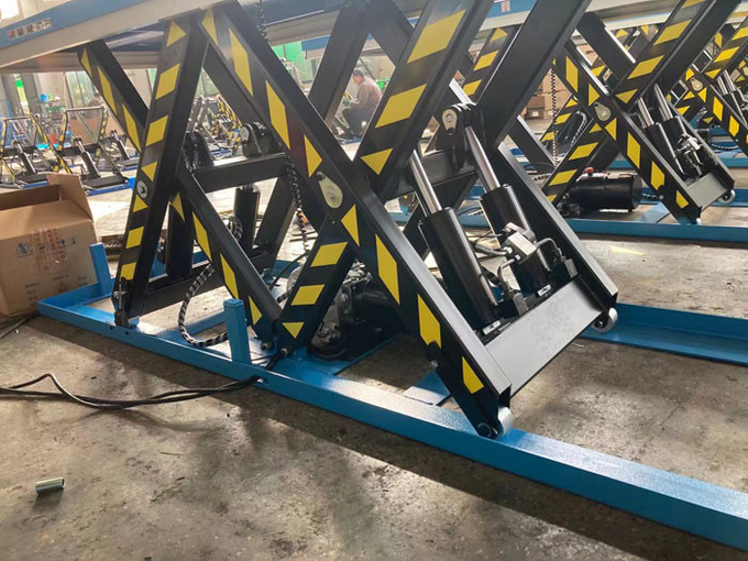4t/8t Stationary Scissor Lift Table 1000mm Lifting Height For Heavy Material Handling 1