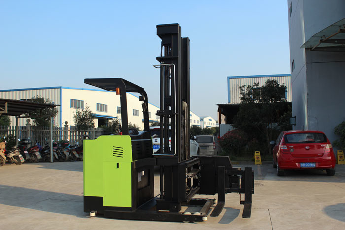 Good price 3 Way Electric Pallet Stacker for Narrow Aisle 1000kg Capacity online